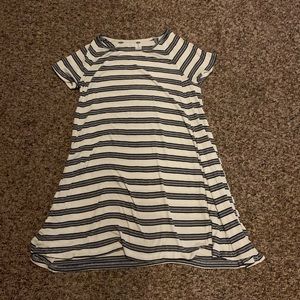 Striped t shirt dress